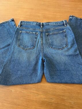 LOFT Women’s The Wide Leg Blue Denim Jeans